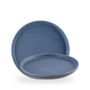 Emerge Oslo Blue Walled Plate 26cm x 2cm