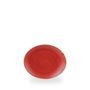 Stonecast Berry Red Orbit Oval Coupe Tallerken 19.2 X 16Cm