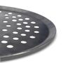 Perforated Pizza Tray, Heavy Blue Steel