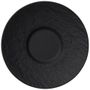 The Rock Black Shale Saucer 120x120x20mm