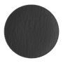 The Rock Black Shale Flat coupe plate 210x210x25mm