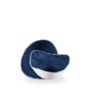 Stonecast Patina Cobalt Blue Triangular Bolle 15.3Cm
