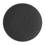 The Rock Black Shale Flat coupe plate 155x155x20mm