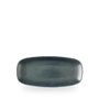 Astro Metallic Blue Chefs Oblong Plate 26.9x12.7cm