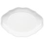 La Scala white Oval flat plate 300x230mm