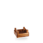 Wood Sq Crate 20 X 20 X 10Cm