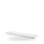 White Cookware Flat Counterserve 53 X 15 X 2.5Cm