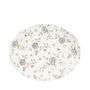 Rose Chintz Grey Orbit Oval Coupe Tallerken 31.7 X 25.5Cm