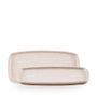 Emerge Speckled White / Rectangular Plate  / 30 x 14.7cm