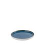 Stonecast Java Blue Walled Plate 21cm