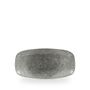 Raku Quartz Black Chefs Oblong Tallerken 26.9 X 12.7Cm