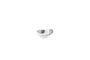 Inked Tide Black / Opal Organic Bowl  / 20cm 5.3cm 34cl