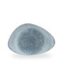 Raku Topaz Blue Triangle Chefs Tallerken 30.4 X 20.5Cm
