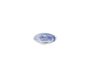 Inked Fresco Blue / Natural Organic Plate  / 21.5cm