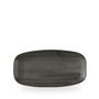 Stonecast Raw Black Chefs Oblong Plate 15.3cm