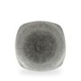Raku Quartz Black X Kvadrat Kvadrat Tallerken 25.2Cm