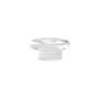 GRAVITY High Plate 110x50mm crystal - H:50cm