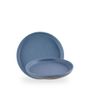 Emerge Oslo Blue Walled Plate 21cm x 2cm