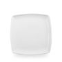 White Dyp Kvadrat Tallerken 26.8Cm