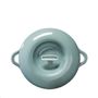 Bombance Round Cocotte 26Cm Induction With Porcelain Lid Cloud Grey