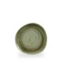 Stonecast Patina Burnished Green Rund Trace Tallerken 21Cm