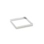 St. Steel Square Ring Ht 2, 16 Cm