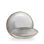 Homespun Accents Jasper Grey Evolve Coupe Bolle 24.8Cm
