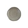STON GREY Plate flat round coupe - Ø15cm - H:15cm