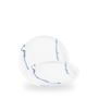 Inked Tide Accents Blue / Walled Plate  / 21cm 2cm