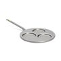 Mineral B Steel Blinis Pan Ø 27 Cm, For 3 Blinis 10 Cm.