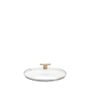 Glass Lid- B Bois-Beechwood Knob 24cm