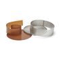 Perforated St.Steel Round Mold Removable Base Ø24X6,5 Cm
