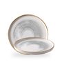 Homespun Accents Jasper Grey Walled Tallerken 26Cm