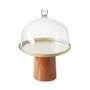 Caractere Cake Stand 30X20Cm Nutmeg/Cinnamon