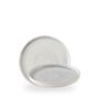 Stonecast Canvas Grey Walled Plate 21cm