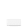 Plastic White Melamine Fat 30 X 14.5Cm