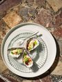 ACCESSORIES ARCHIE Glass Plate flat sage - Ø21,5cm - H:21cm