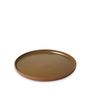 CONTRE JOUR Plate 26cm Mocha brown