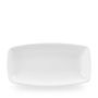 White X Kvadrat Oblong Tallerken 34.5Cm