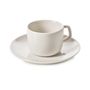 MADELEINE Espresso Cup And Saucer 8Cl Alabaster white