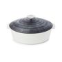 Revolution 2 Oval Cocotte 12.75''/32.5Cm Matt Slate Style Induc.Cres.Argent