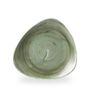 Stonecast Patina Burnished Green Lotus Tallerken 26.5Cm