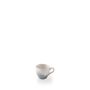 Raku Quartz Black Espresso Cup 10cl H: 5.5cm Dia: 6.5cm