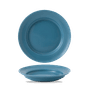 Blue Glaze Dinner Tallerken Footed 10 1/4" 26Cm