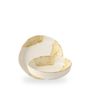 Tide Gold Organic Walled Bowl 20cm H:4.5cm