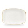 Stonecast Barley White Oblong Chefs Tallerken 34.4 X 23.4Cm
