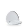 White Triangle Walled Chefs Tallerken 20Cm
