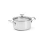 St/Steel Stewpan Milady Wit Lid ?20 Cm