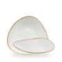 Stonecast Barley White Triangle Shallow Bolle 27.2 X 26.7Cm