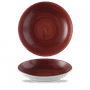 Stonecast Patina Red Rust Evolve Coupe Bolle 24.8Cm